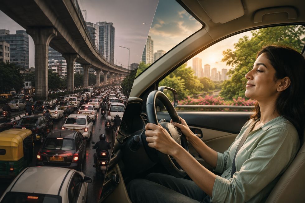 How to Handle Bangalore Traffic Without Feeling Exhausted Edwins art of driving